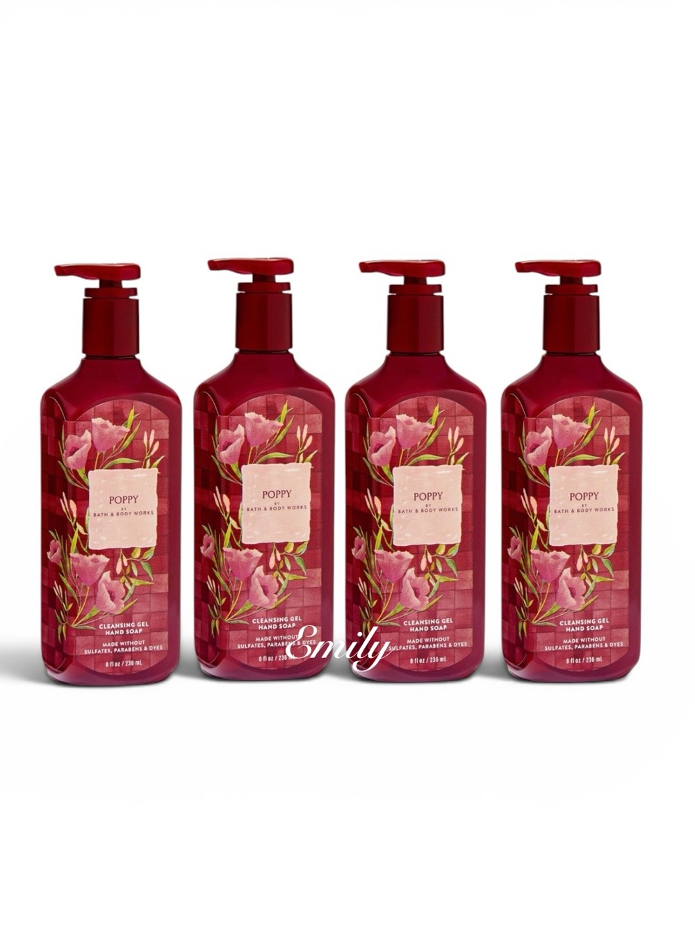 POPPY Cleansing Gel Hand Soap 8 fl oz Collection Set Bundle